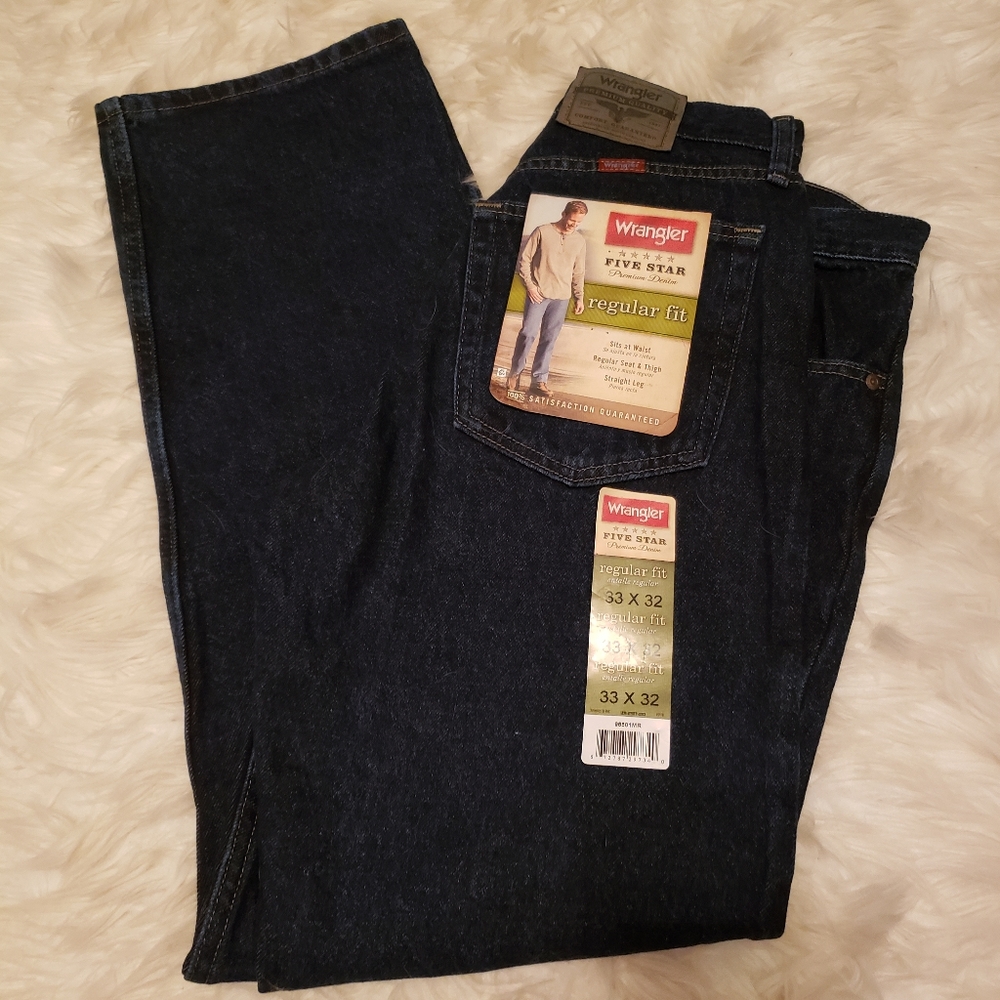 NWT  2 pair of Wrangler jeans for only $25.00.